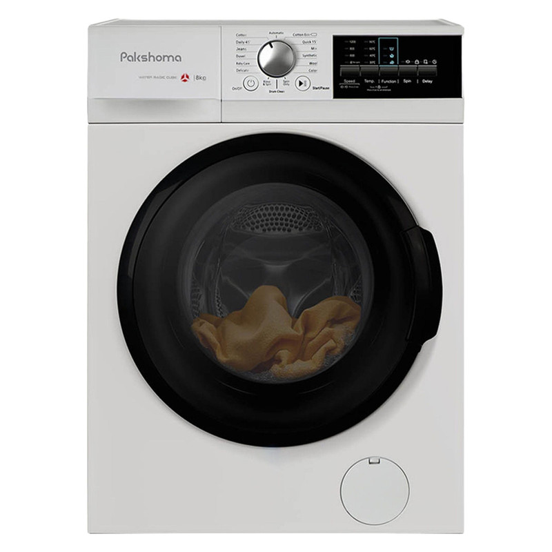ماشین لباسشویی 8 کیلوگرم  اتوماتیک پاکشوما مدل I8W